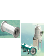 SELF CLEANING STRAINERS in FRP  and material for highly  corrosive  applications